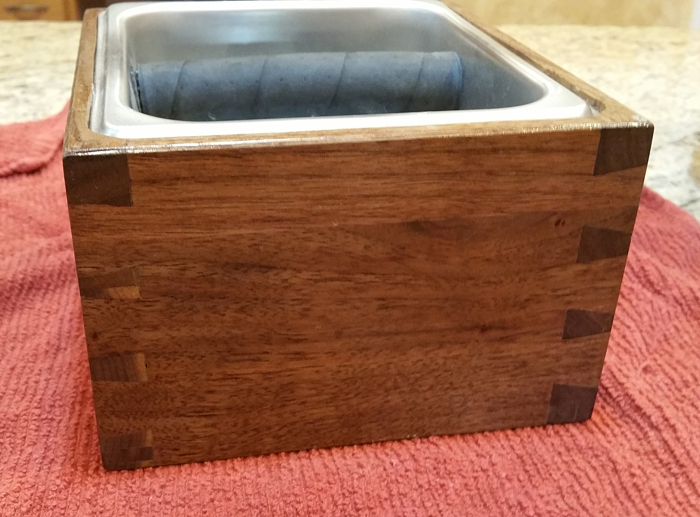 Espresso knock box FineWoodworking
