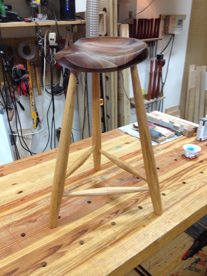 Windsor Stool modern interpretation FineWoodworking