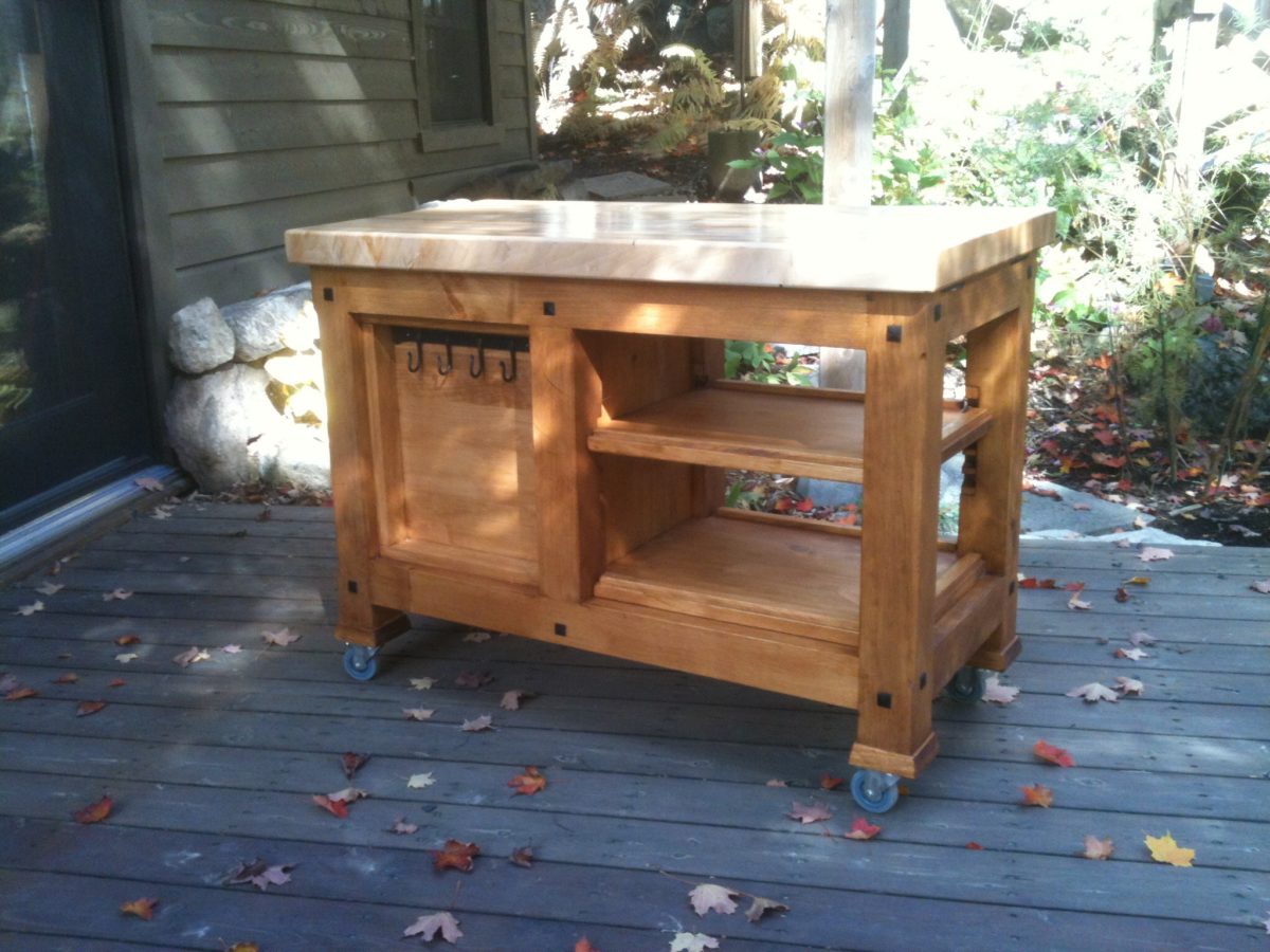 Rolling butcher block FineWoodworking