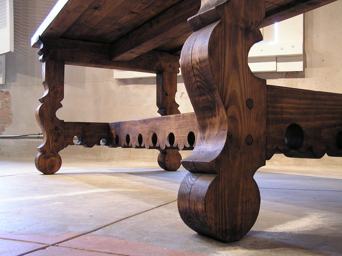 Spanish Style Trestle Table FineWoodworking