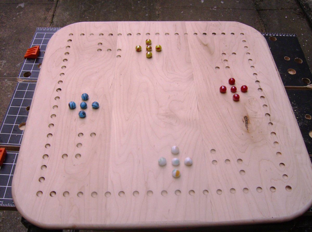 Custom Game Board "Marbles" FineWoodworking
