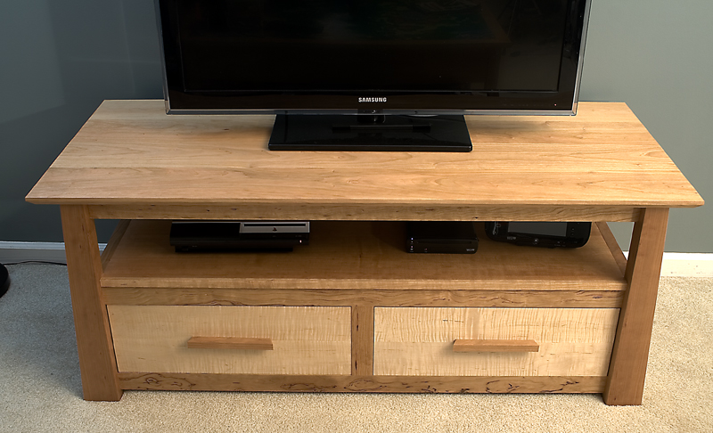 bedroom tv stand and matching bedside stands - finewoodworking