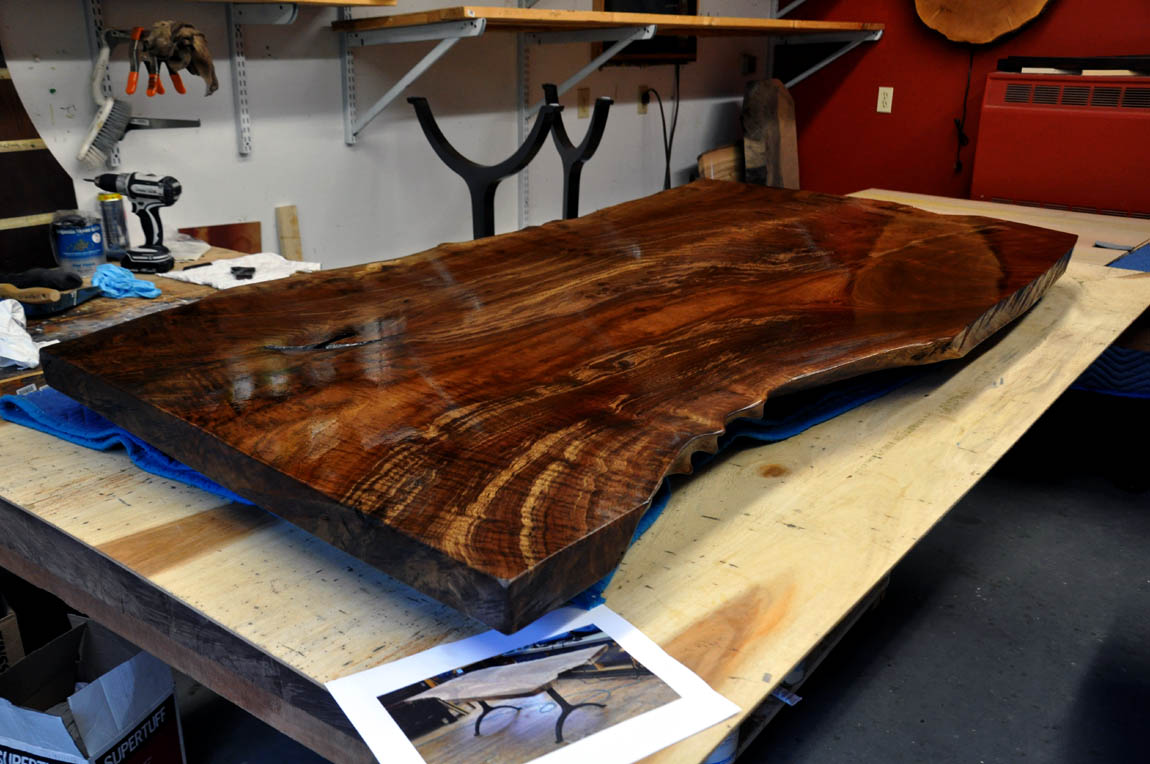 some claro walnut tables - FineWoodworking