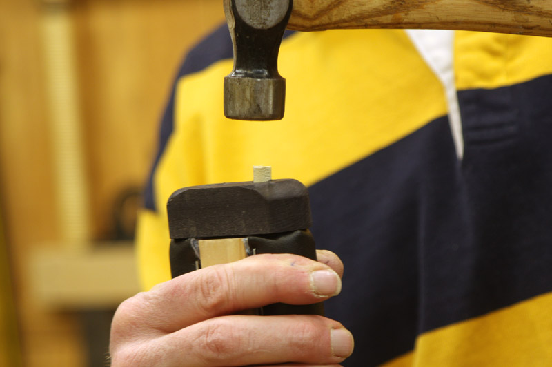 Keyboard wrist protector. FineWoodworking