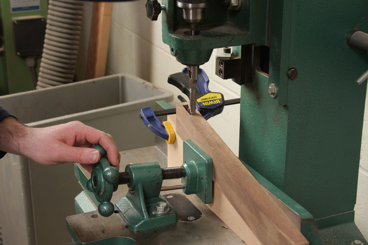 Wedge is the secret to perfect angled mortiseandtenon joints
