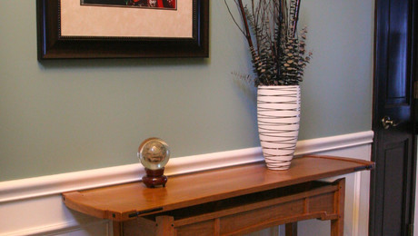 Asian and Greene and Greene inspired hall table - FineWoodworking