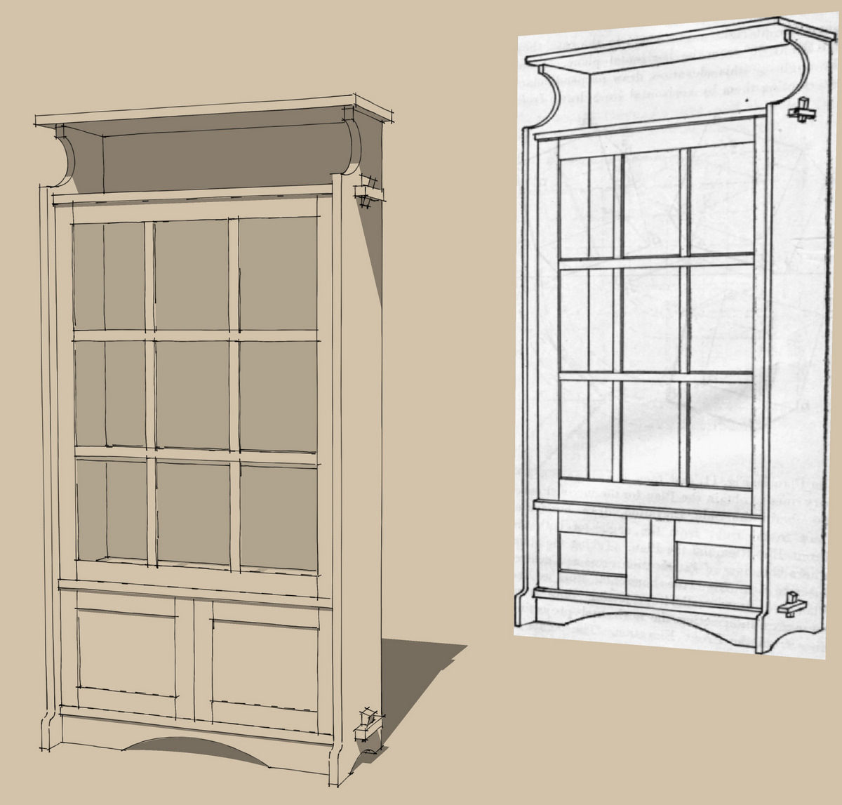 Using a Reference Sketch—Another Approach FineWoodworking