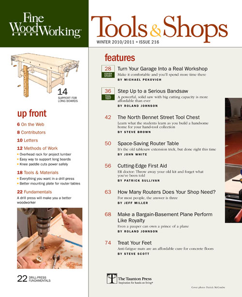 Our Tools & Shops Issue Rolls to the Printer FineWoodworking