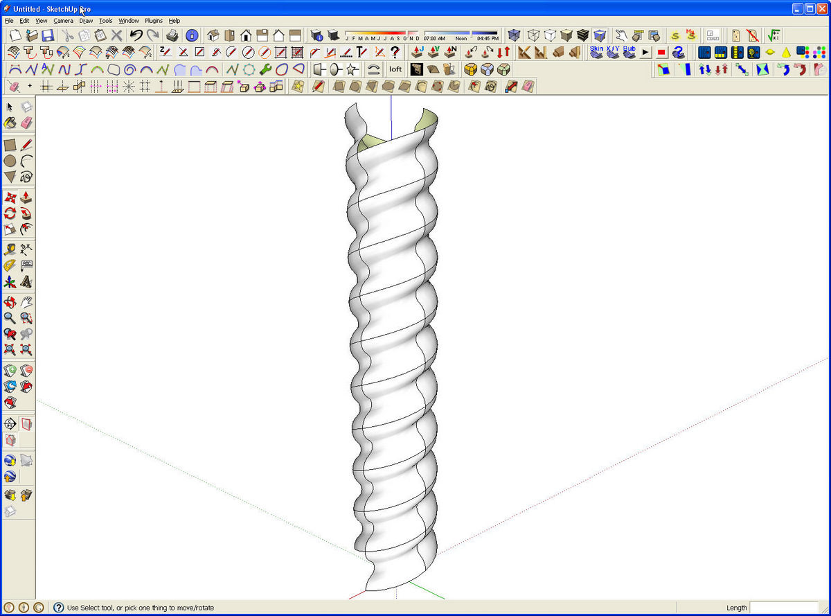 A Barley Twist in SketchUp FineWoodworking