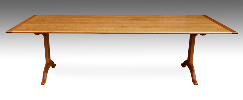 Large Shaker Trestle Table Finewoodworking