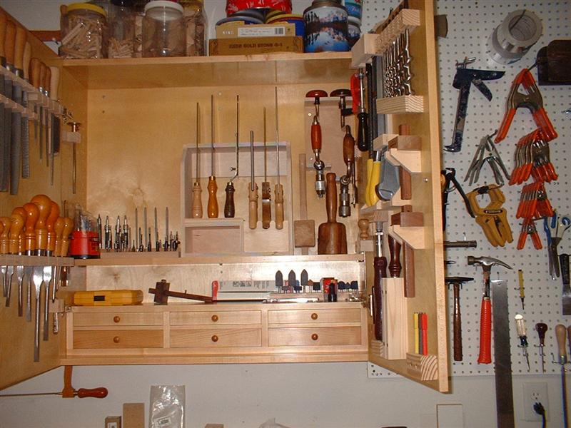 Large Wall Hung Tool Cabinet FineWoodworking