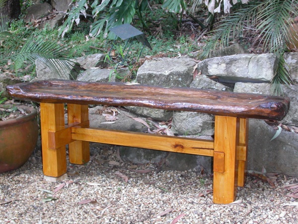 Carved garden bench - FineWoodworking
