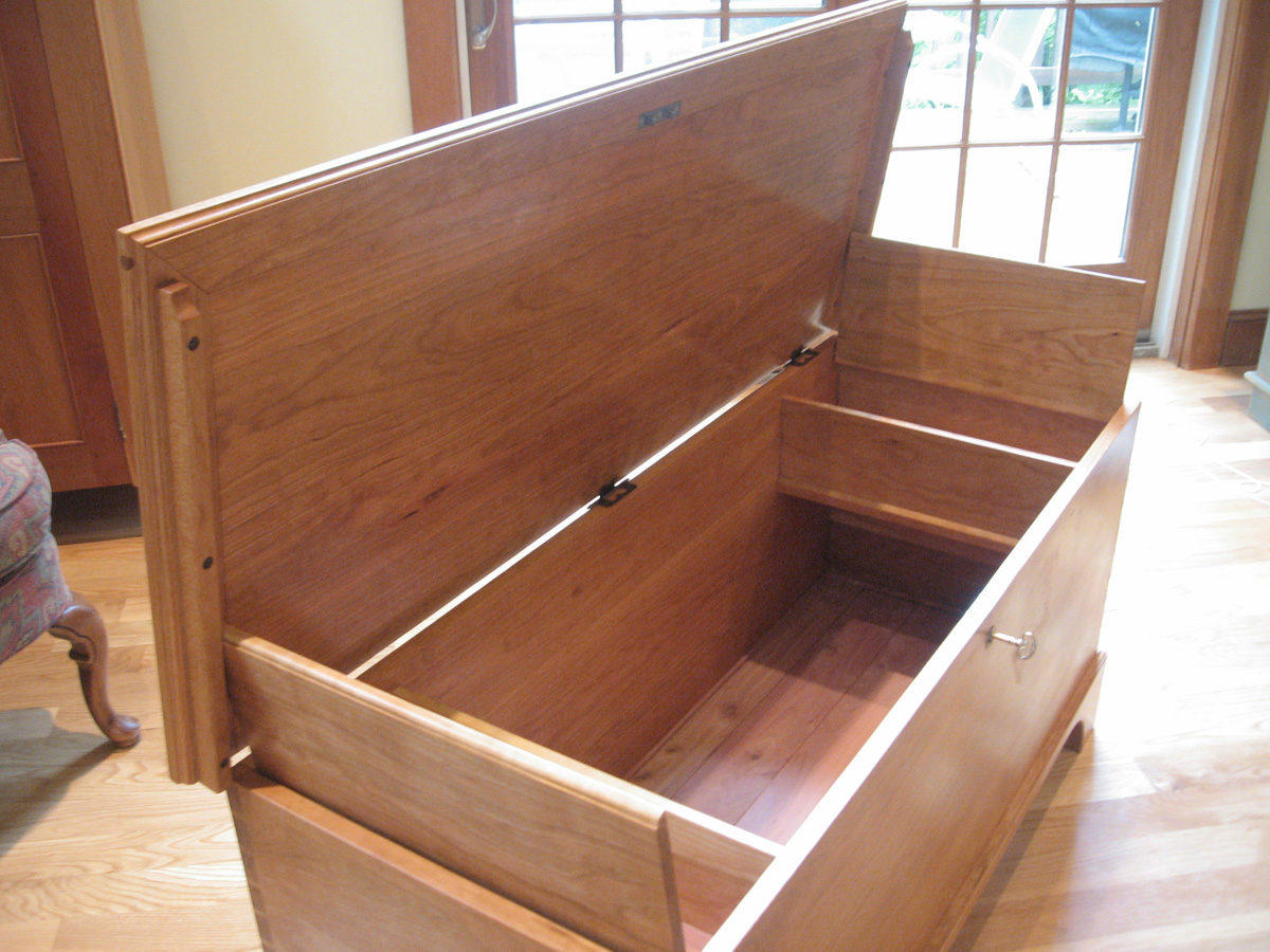 Cherry Blanket chest FineWoodworking