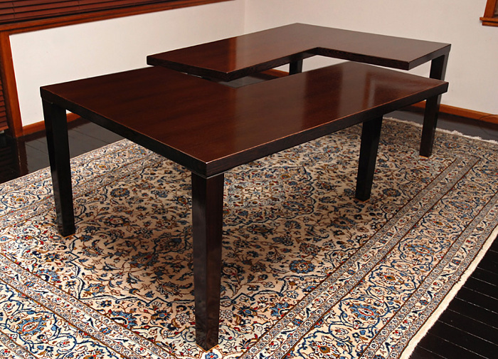 Wenge veneer table FineWoodworking