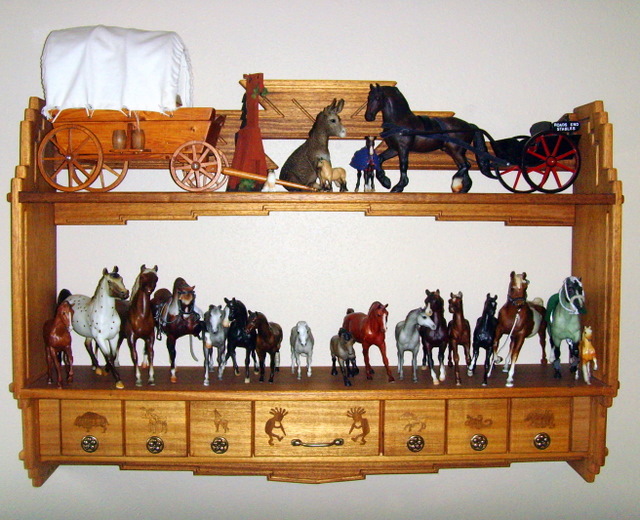 Display shelf for Breyer Horse collection FineWoodworking