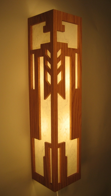 Oak Corner Lamp - FineWoodworking