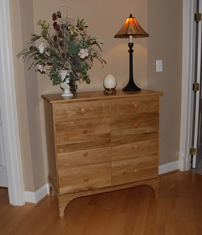 Chestnut One Off On Norm Abrams Shaker Chest Of Drawers