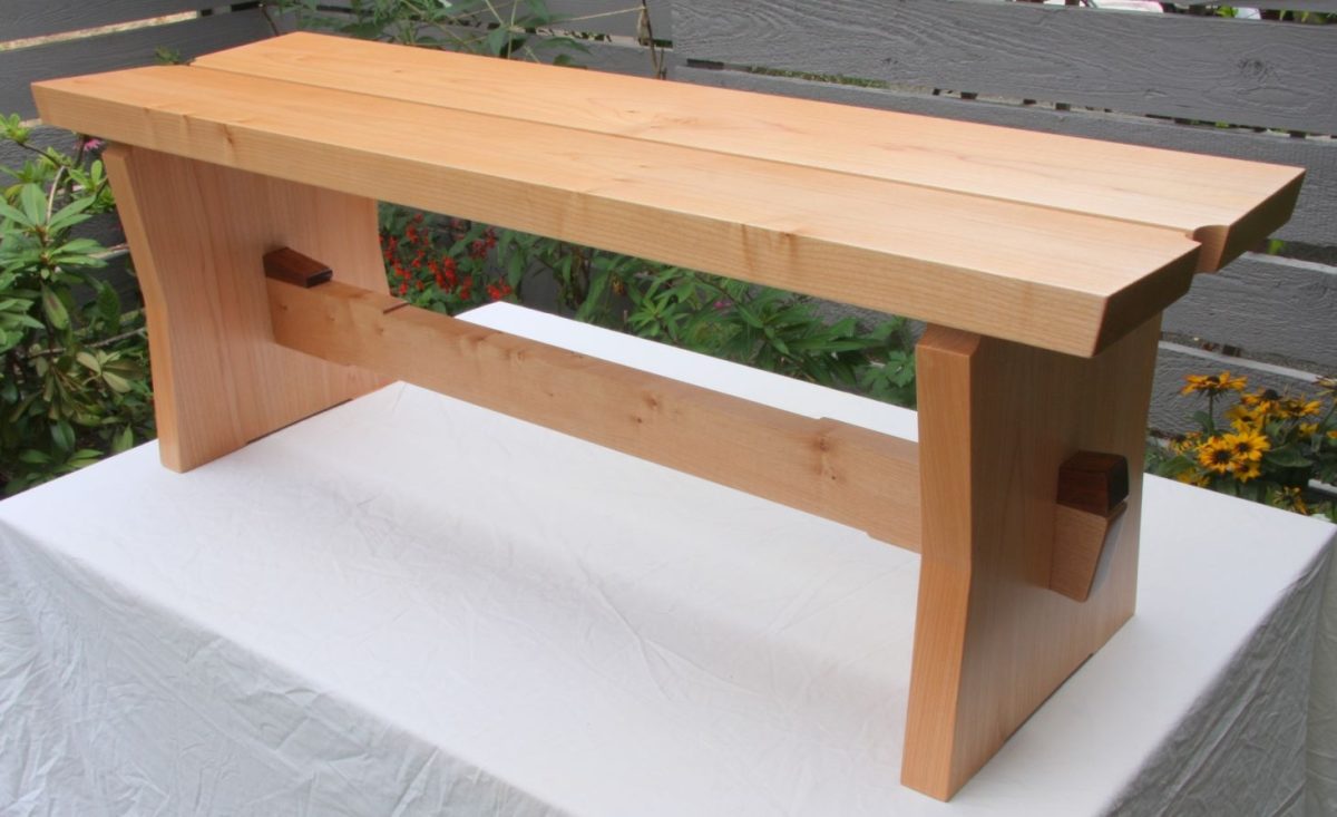 How To Make A Trestle Bench Trestle Bench - FineWoodworking