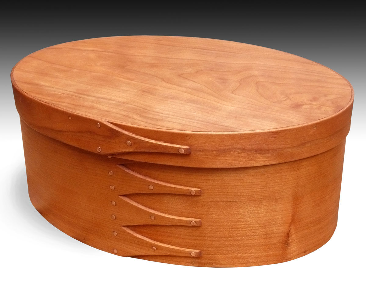Shaker oval boxes, cherry FineWoodworking