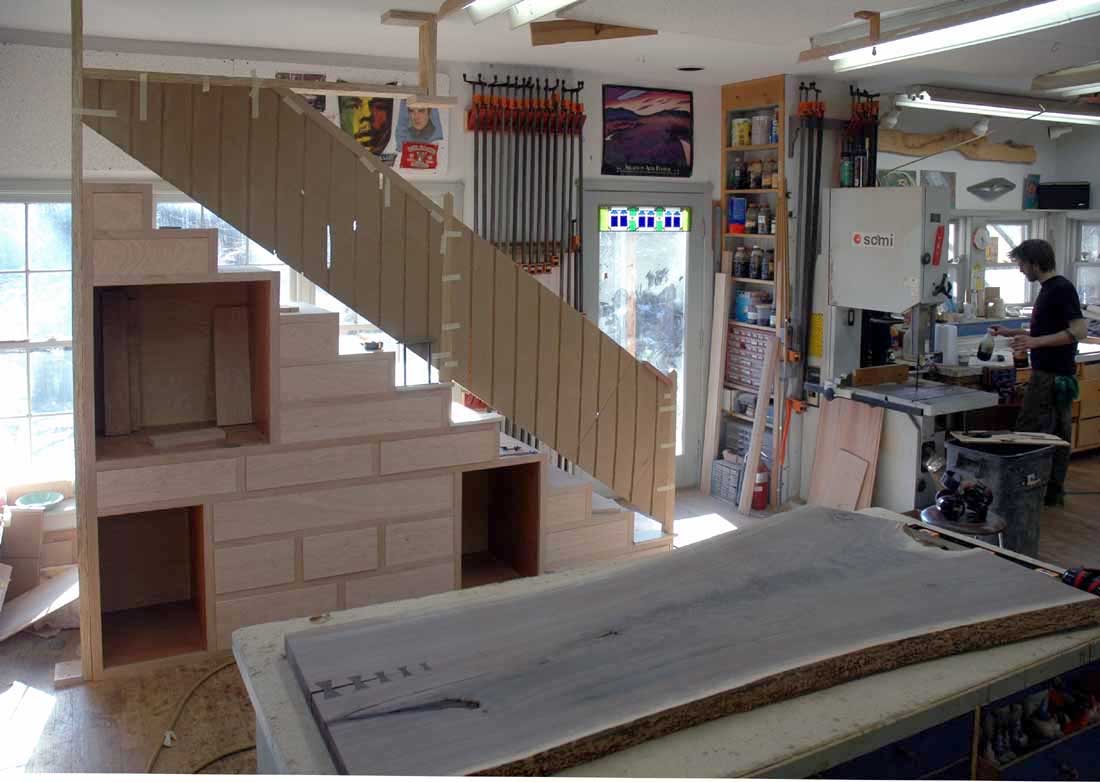 A Tansu Style Stair Project FineWoodworking