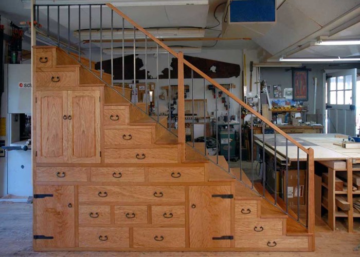 A Tansu Style Stair Project FineWoodworking