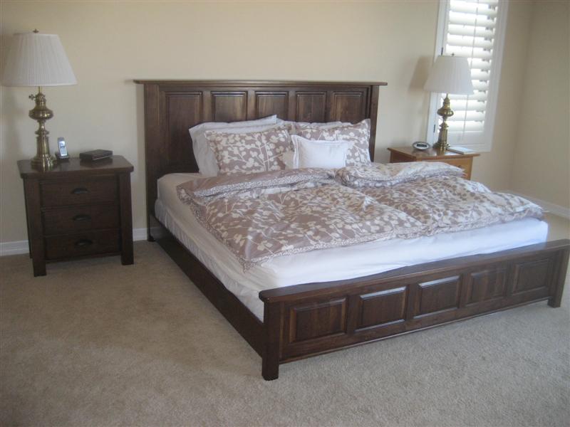 Walnut bedroom set FineWoodworking
