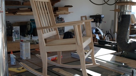 Hickory Rocker - FineWoodworking