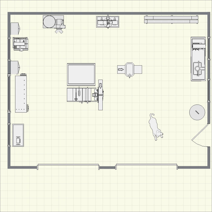 Woodworking Shop Design Visio Tools