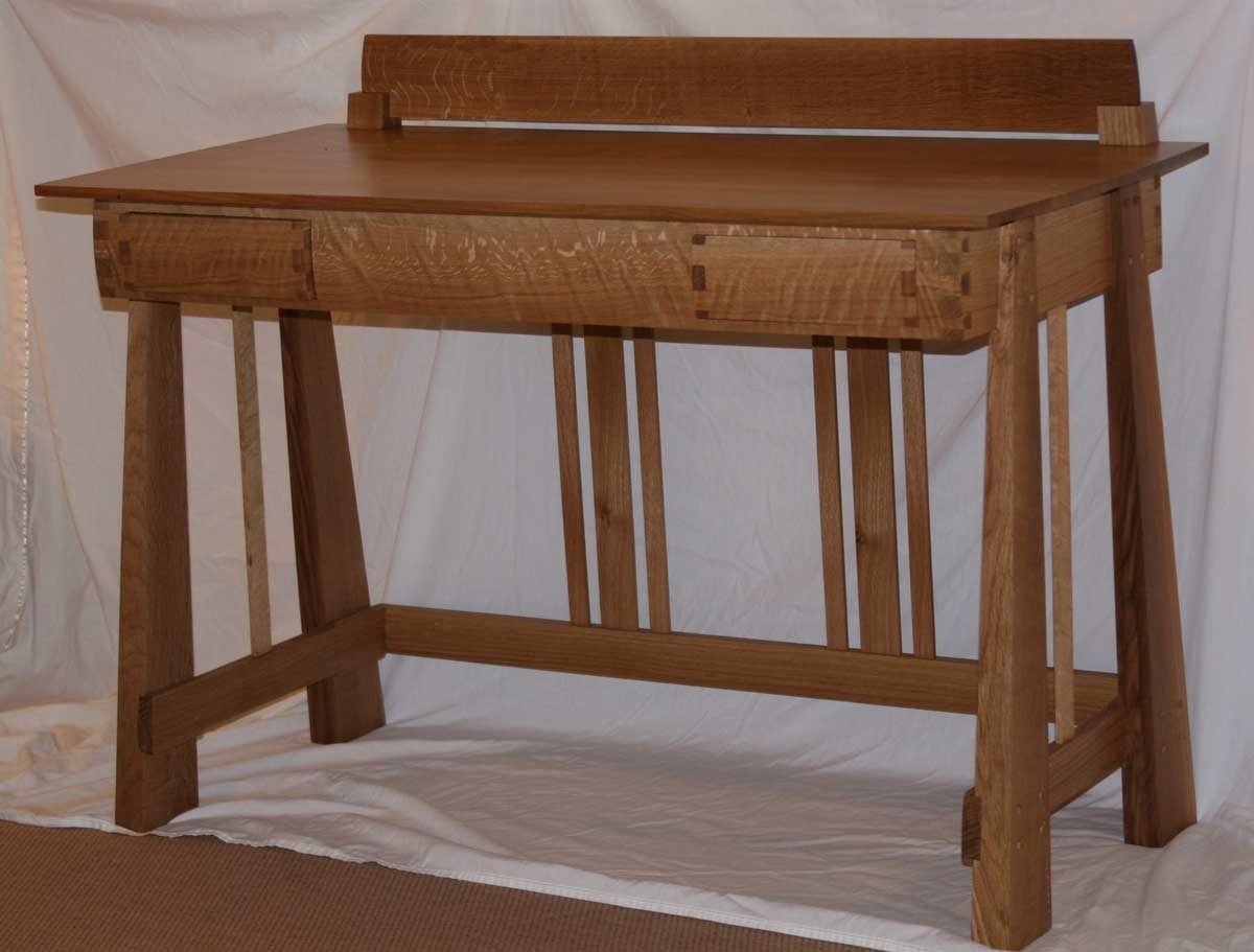 Mission/Arts&Craft Style Desk FineWoodworking