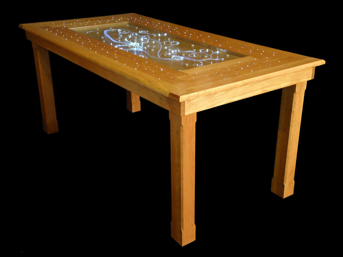 Illuminated Dining Table FineWoodworking