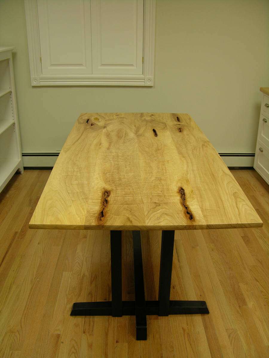 Figured Elm Dining Table FineWoodworking