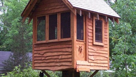 White Ash tree House - FineWoodworking
