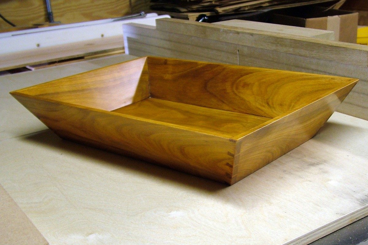 Splayed Side Dovetailed Tray FineWoodworking
