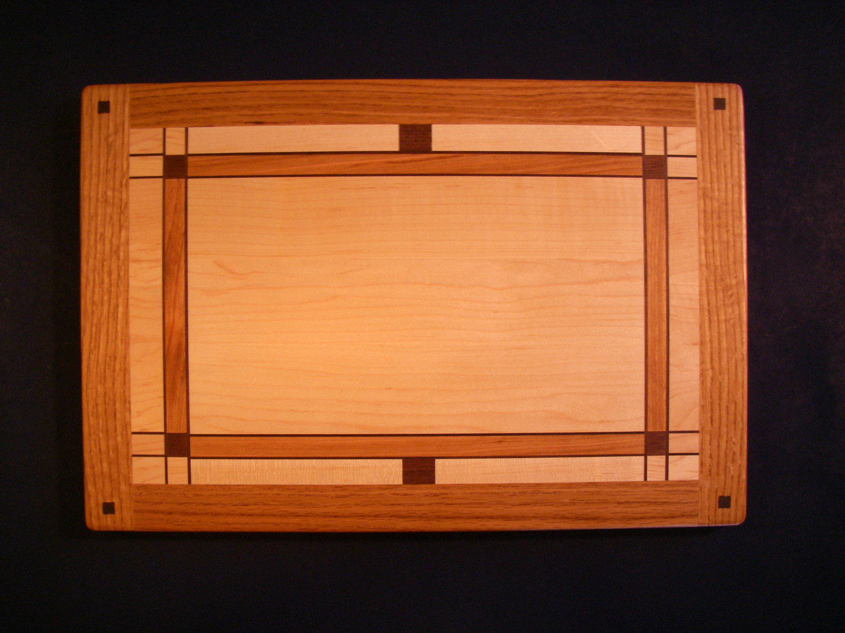 "Stained Glass" Cutting Board FineWoodworking