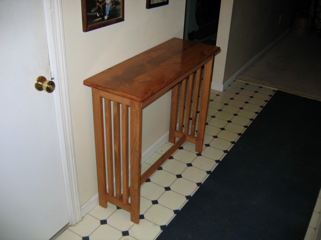 Mission Style Hall Table FineWoodworking