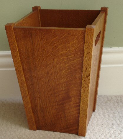 Wooden Wastebasket Impressive Arts And Crafts Waste Basket FineWoodworking Wooden Wastebasket Impressive Arts And Crafts Waste Basket FineWoodworking