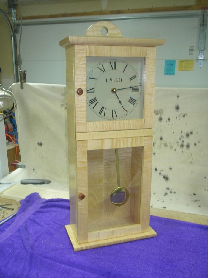Shaker inspired clock FineWoodworking