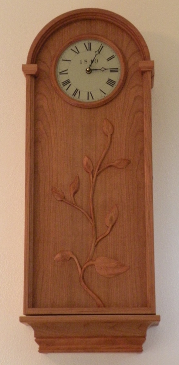 Wall Clock/Hidden Jewelry Box FineWoodworking