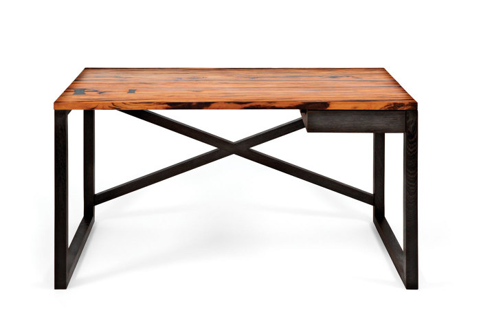 Goncalo Alves and Wenge Desk - FineWoodworking