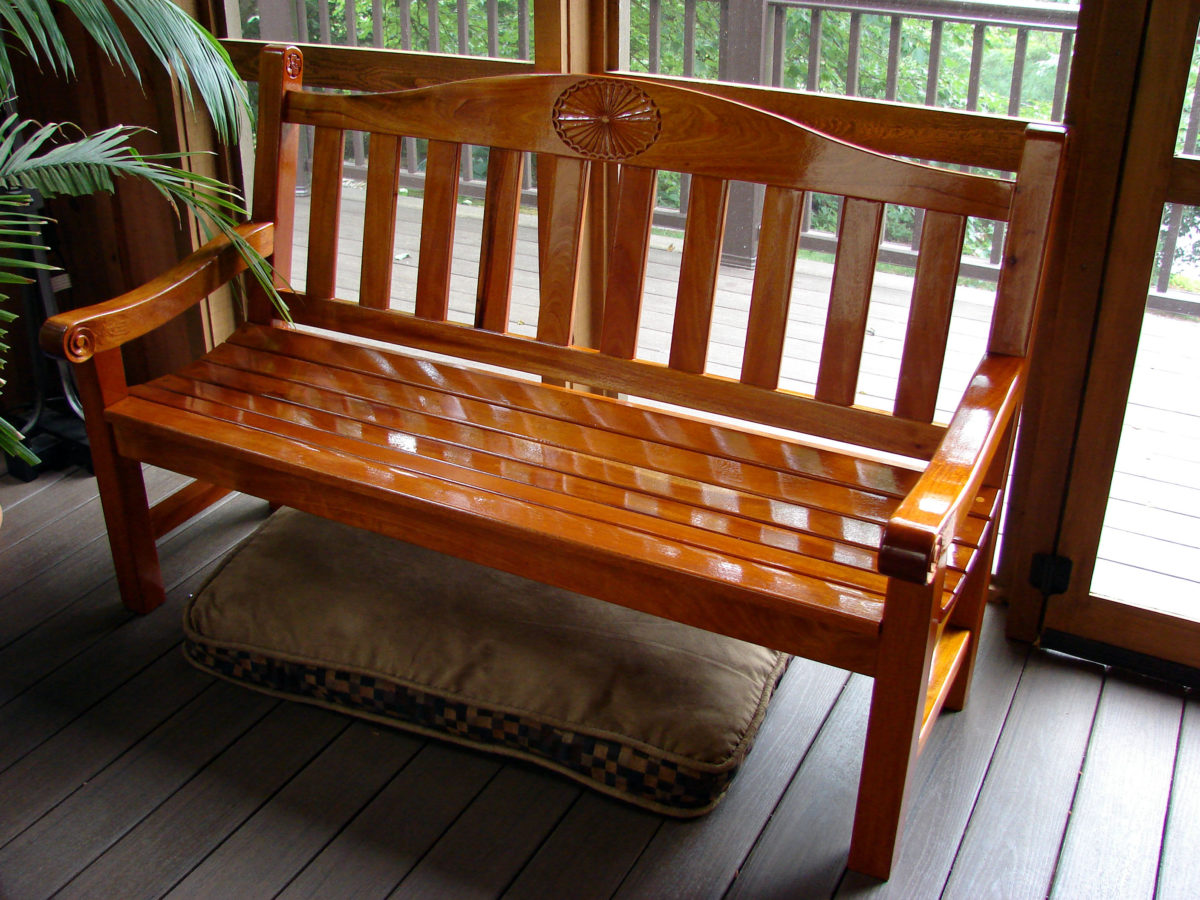 Mahogany Garden Bench FineWoodworking
