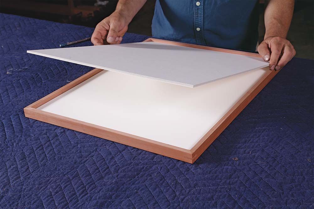 How to Add Glass and Art to a Picture Frame FineWoodworking