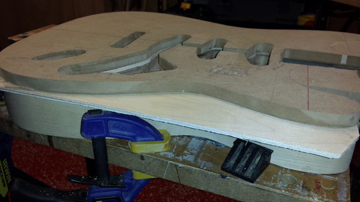 Stype guitar body from block of wood FineWoodworking