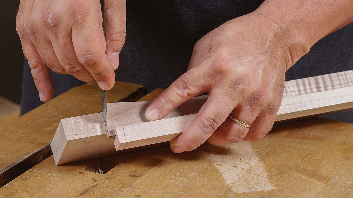 Tackle the Tough Job of Cutting CompoundAngle Tenons Using Two