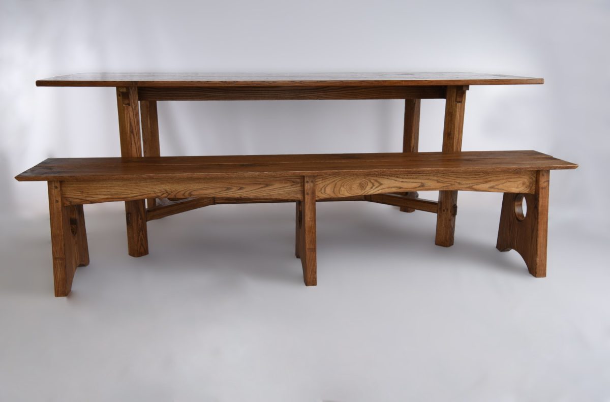 Hayrake Table and Benches - FineWoodworking