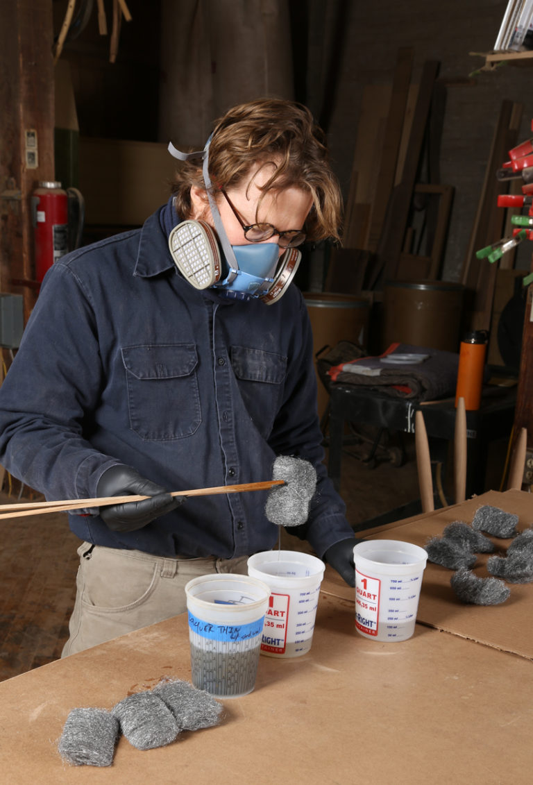 Ebonizing Wood with Steel Wool and Vinegar FineWoodworking