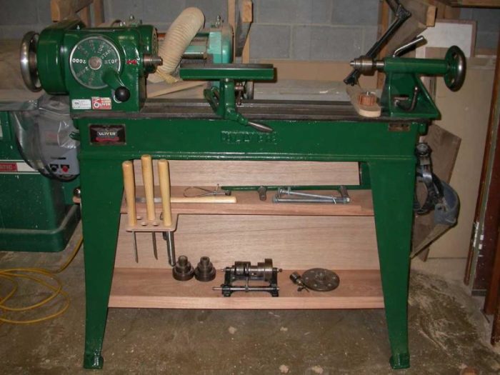 Restored Oliver lathe FineWoodworking