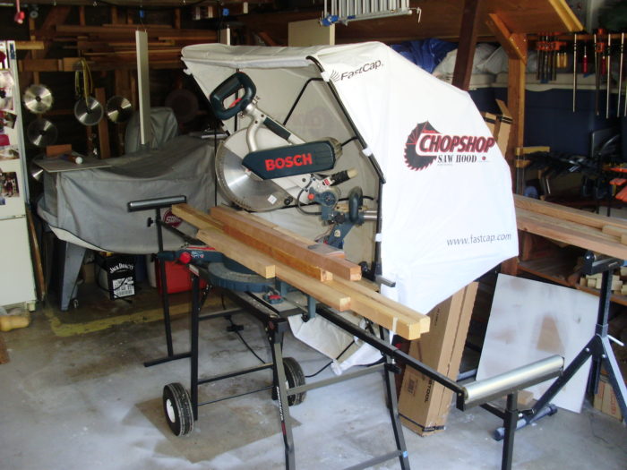 Dust collection from a miter saw FineWoodworking