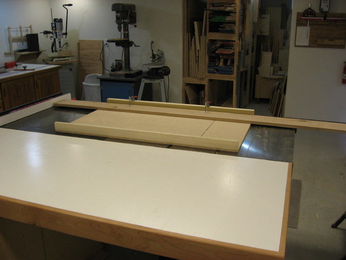 Cutting wide boards square FineWoodworking