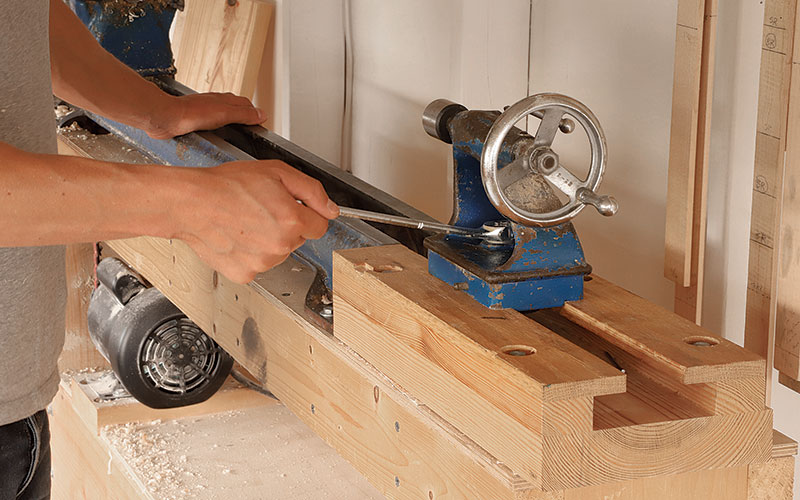 cama extensível de torno