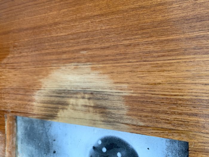 How to Fix Dark Discoloration in Teak Veneer? FineWoodworking